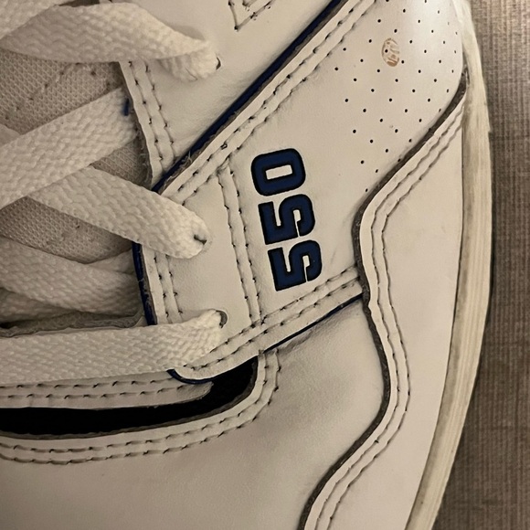 New Balance 550 White and Royal Blue Athletic Shoes? size 12 - Picture 12 of 13